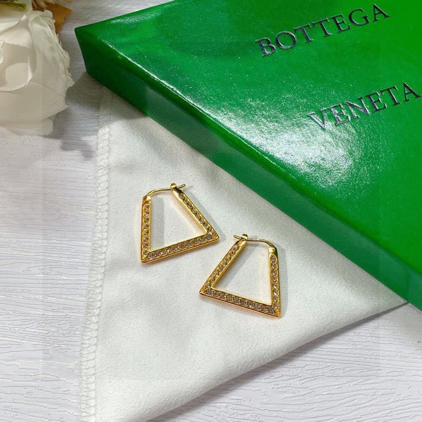 Bottega Veneta Geometric Shape Earrings
